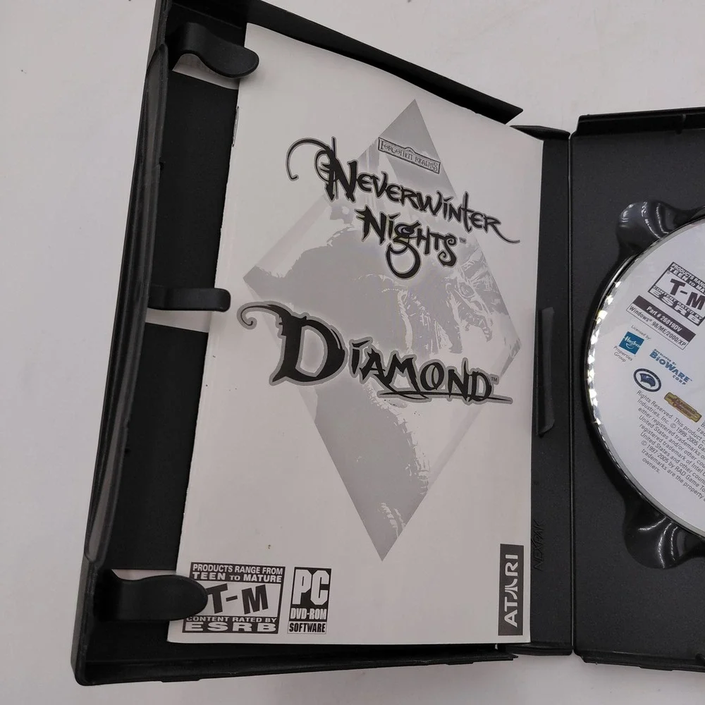 Neverwinter Nights Diamond Edition PC DVD-ROM Atari BioWare Complete RPG Game